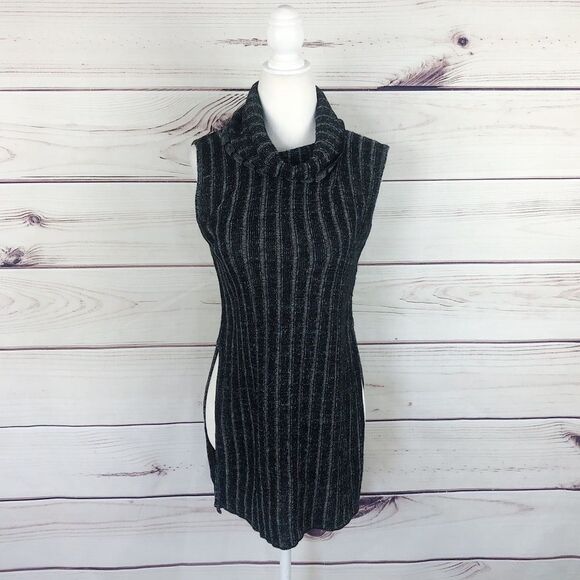 BLUE RAIN Ribbed Tunic Cowl Neck Sweater Tank - Picture 4 of 9